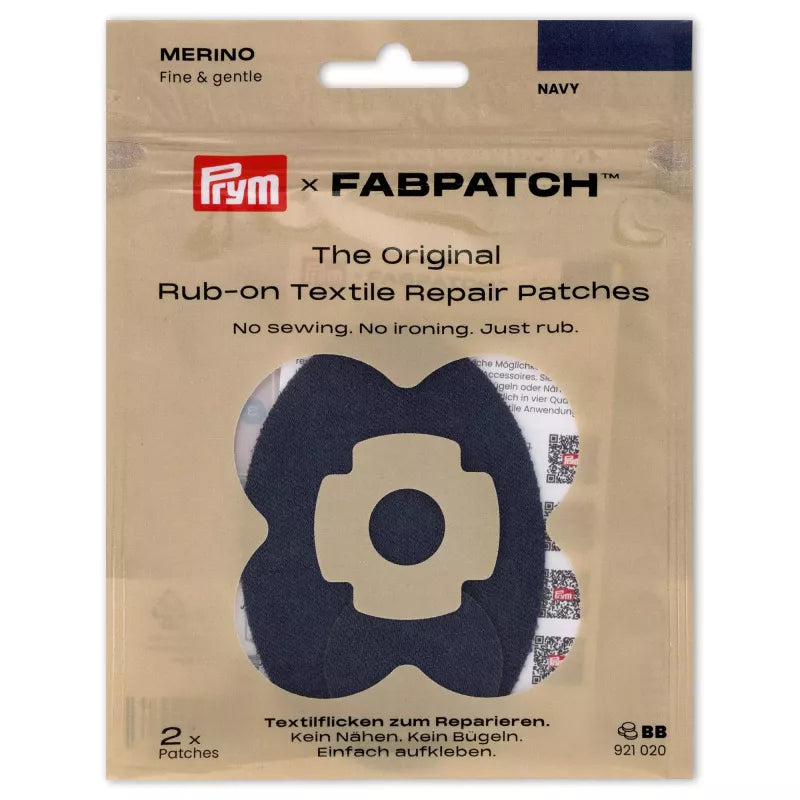 Rub-on Patch MERINO marine 2St