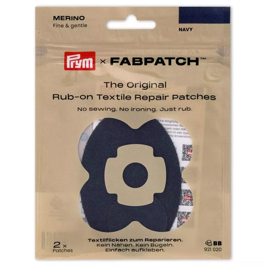 Rub-on Patch MERINO marine 2St