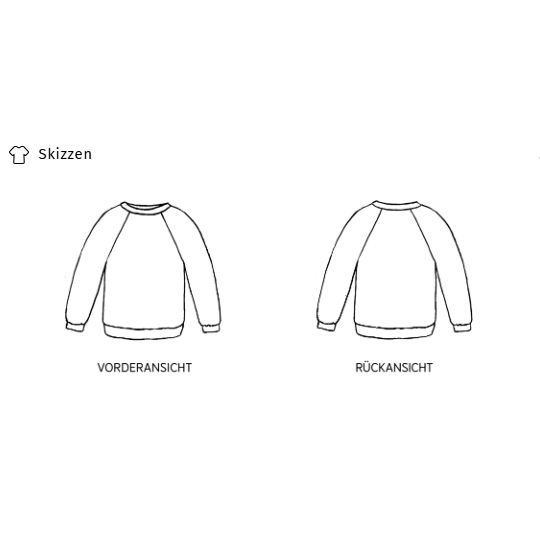 FRAU SVENJA Raglanpullover | Papierschnitt