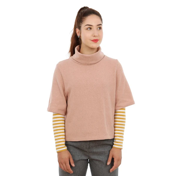 FRAU DÖRTE Rollkragenpullover | Papierschnitt