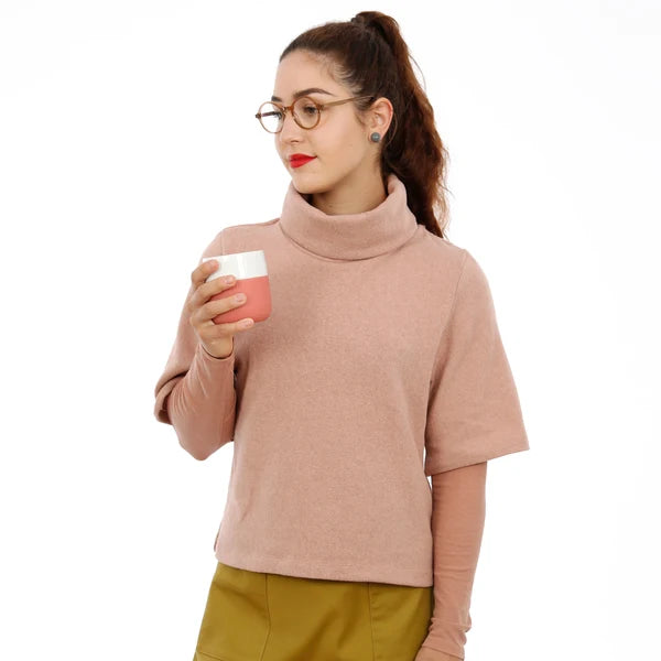 FRAU DÖRTE Rollkragenpullover | Papierschnitt