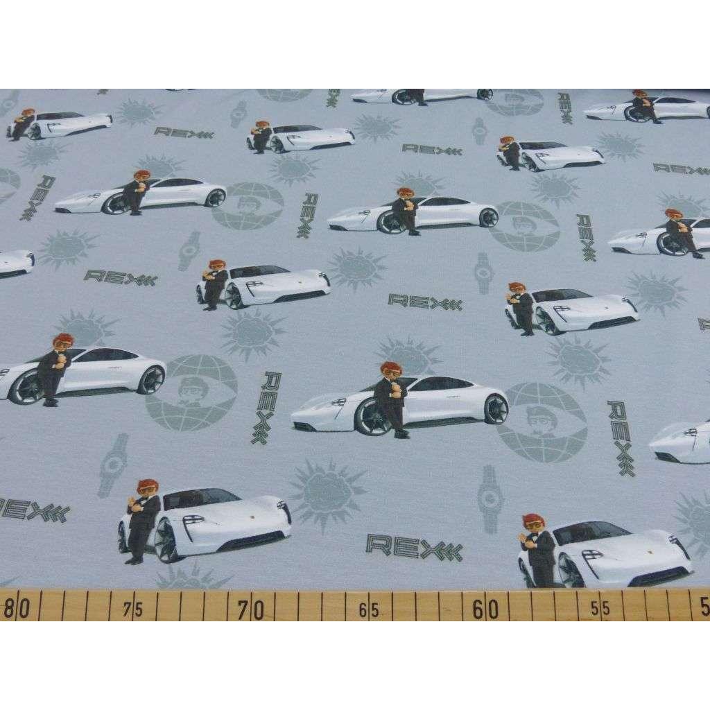 Baumwoll Jersey Digital Druck Playmobil