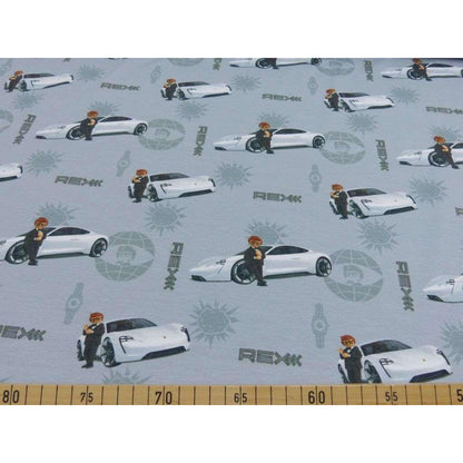 Baumwoll Jersey Digital Druck Playmobil