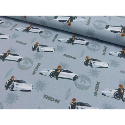 Baumwoll Jersey Digital Druck Playmobil