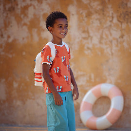 Flip Flops - S - French Terry - Puffin's Bill Rot - R