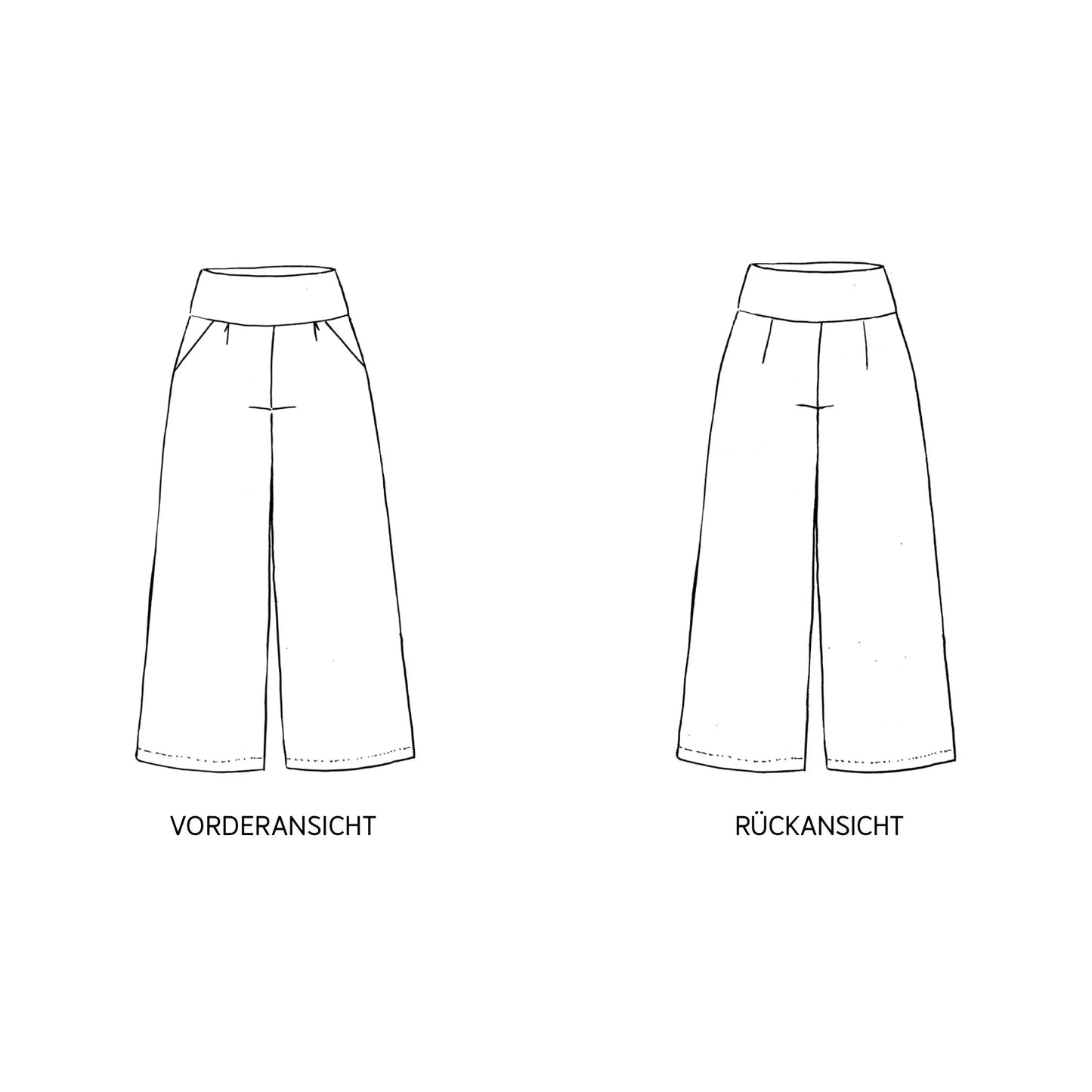 FRAU ADA Hose | Papierschnitt