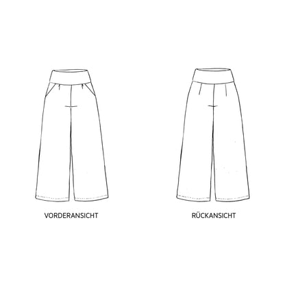 FRAU ADA Hose | Papierschnitt