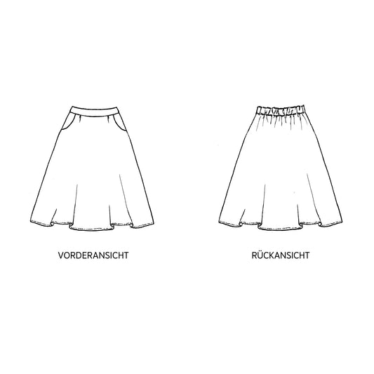 Rock FRAU CARRY | Papierschnitt