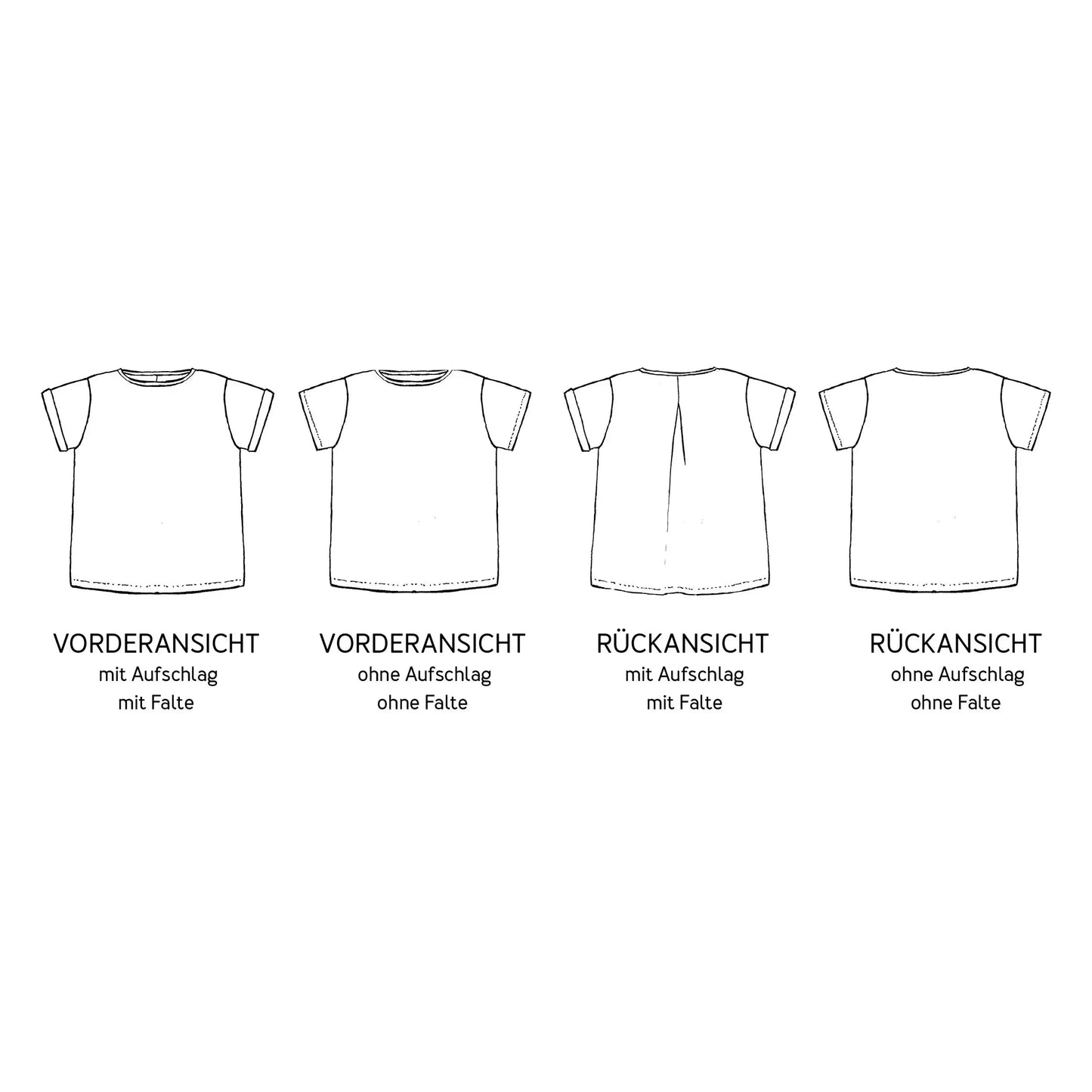 Shirt FRAU ENI | Papierschnitt