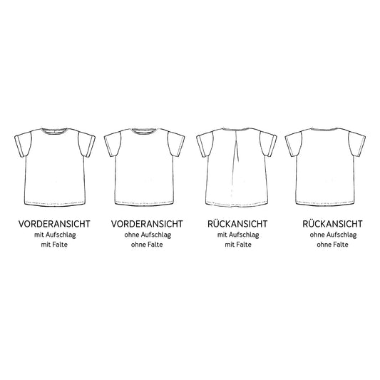 Shirt FRAU ENI | Papierschnitt