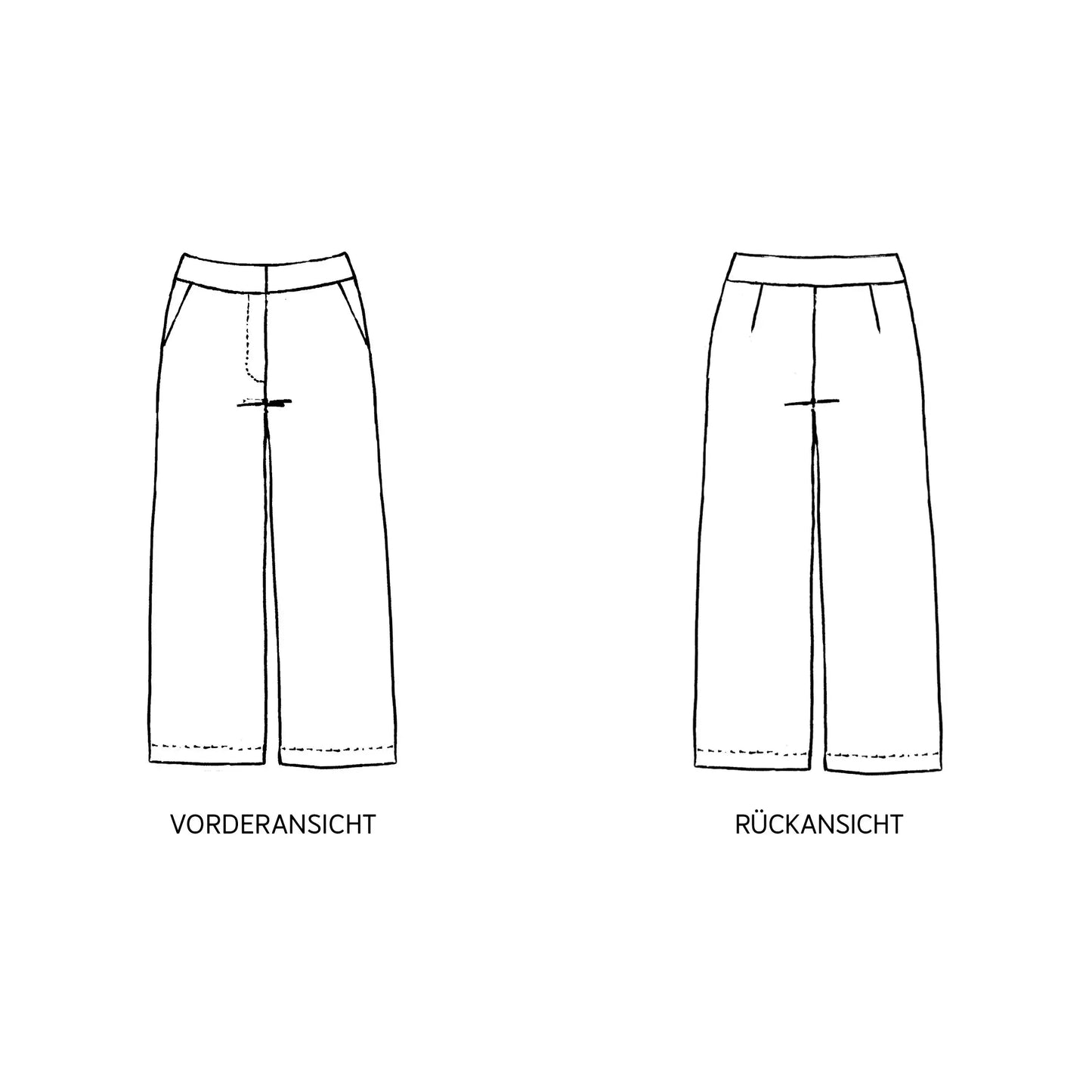 FRAU ILSE • Culotte mit Reißverschluss  / Papierschnitt