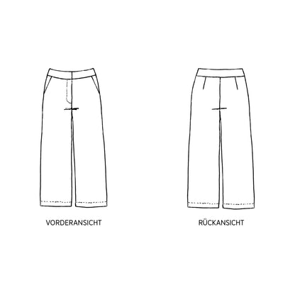 FRAU ILSE • Culotte mit Reißverschluss  / Papierschnitt