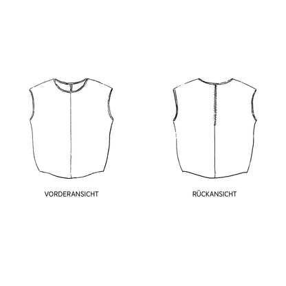 FRAU ILVIE • Bluse Rückenschlitz