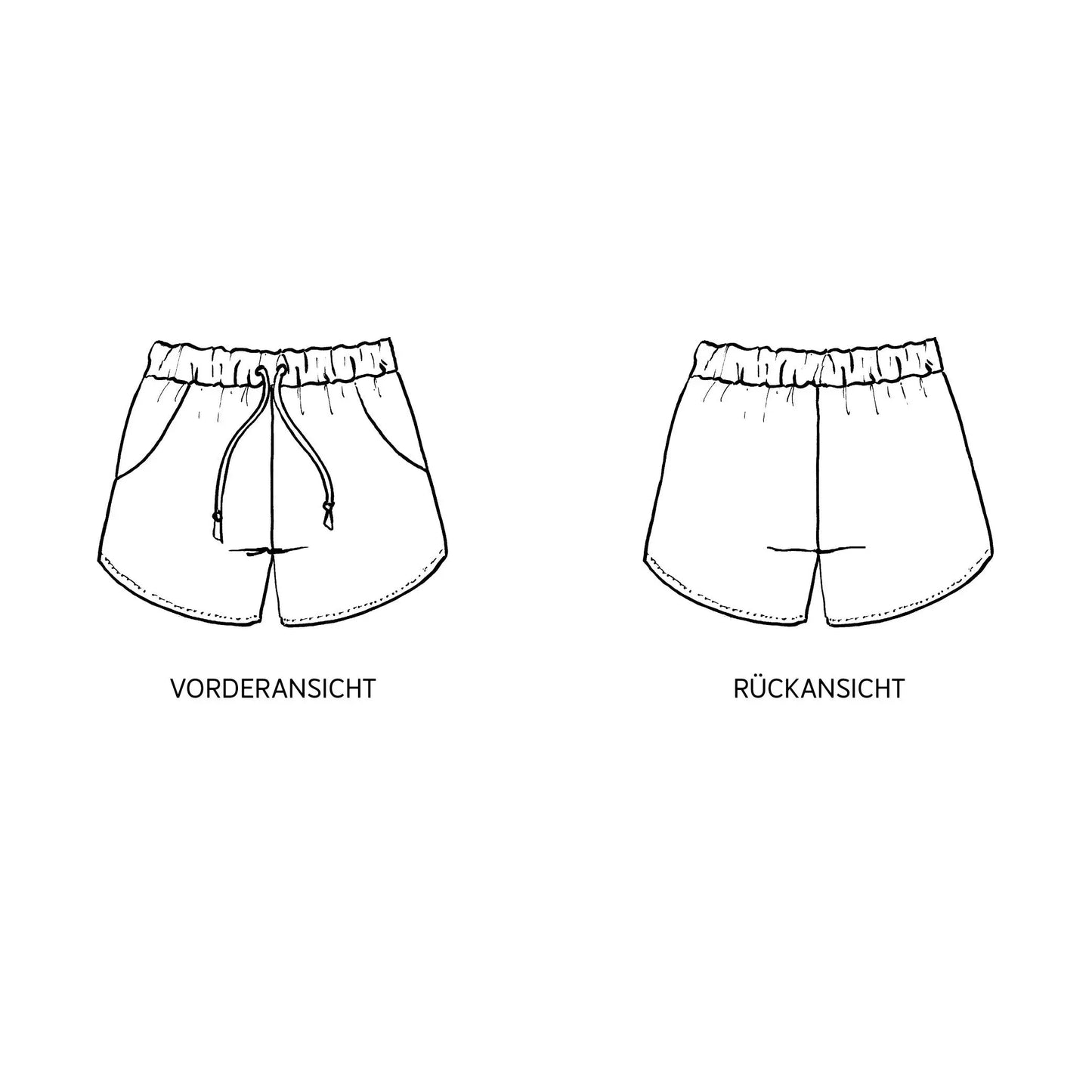FRAU JESSIE • Shorts  / Papierschnitt