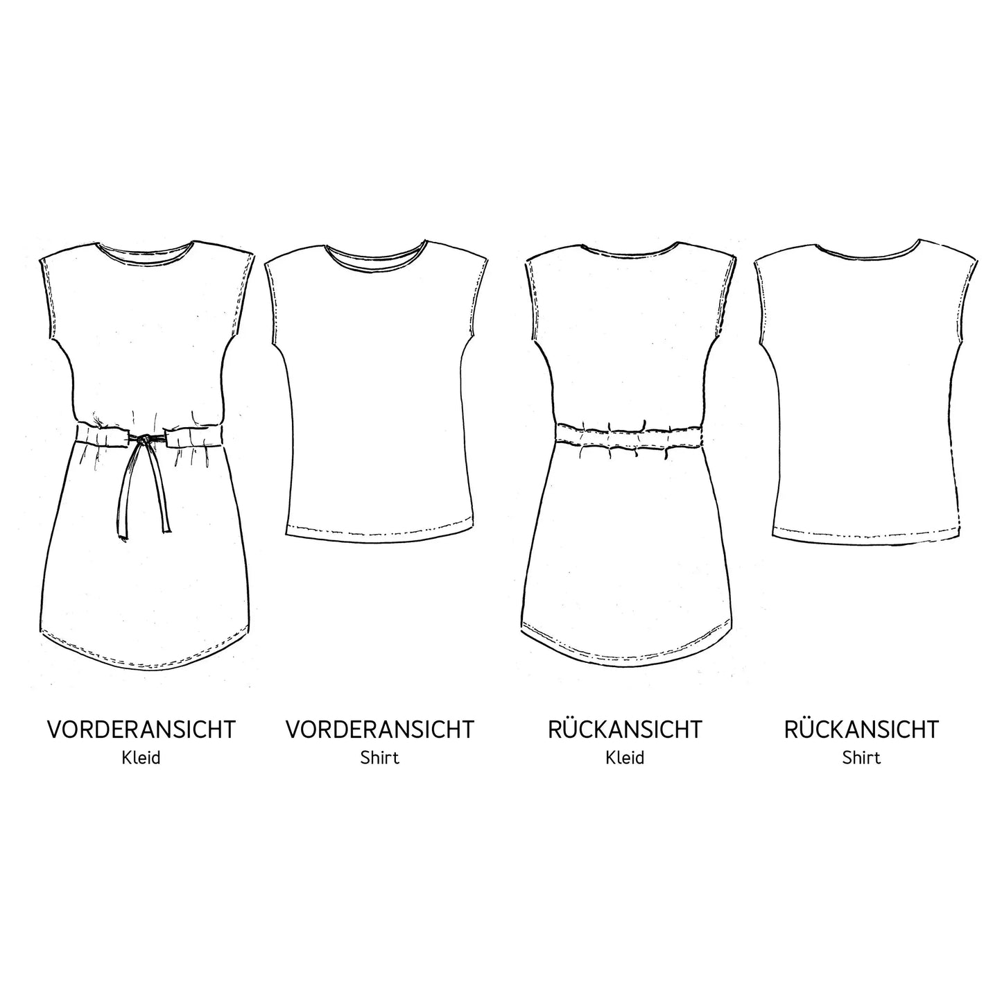 FRAU JULIE • Jerseykleid & Shirt