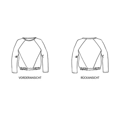 FRAU LILLE • Raglansweater  / Papierschnitt