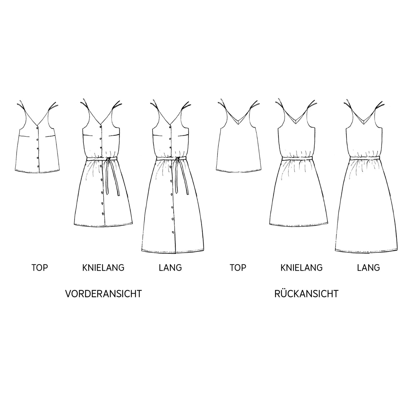 FRAU LULU Kleid & Top | Papierschnitt