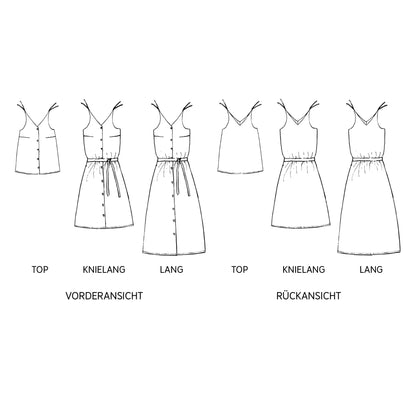 FRAU LULU Kleid & Top | Papierschnitt