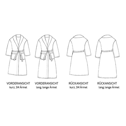 FRAU MAITE - Bademantel | Papierschnitt