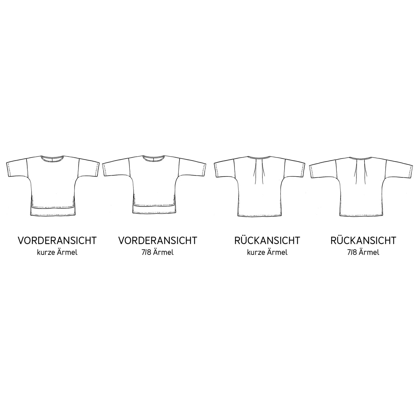 FRAU MAKI Bluse | Papierschnitt