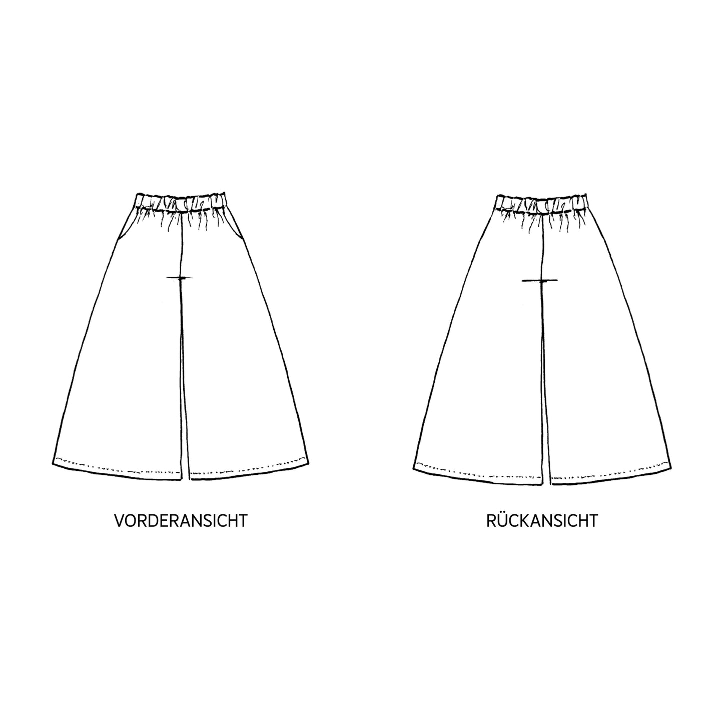 FRAU ORLA weite Hose| Papierschnitt
