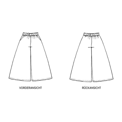 FRAU ORLA weite Hose| Papierschnitt