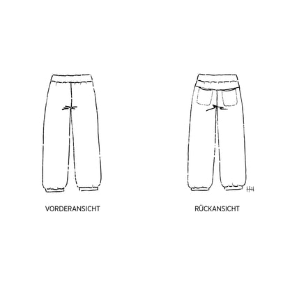 FRAU PAULI • Sweathose / Papierschnitt