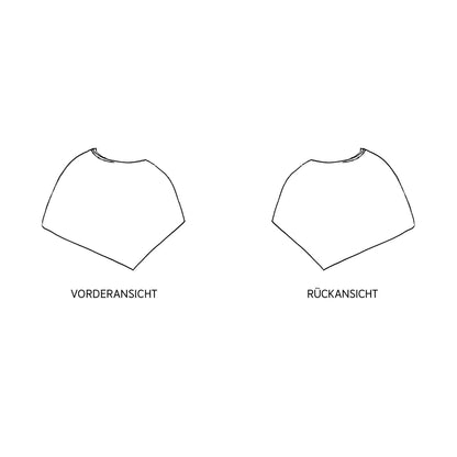 FRAU PENNY Wendeponcho | Papierschnitt