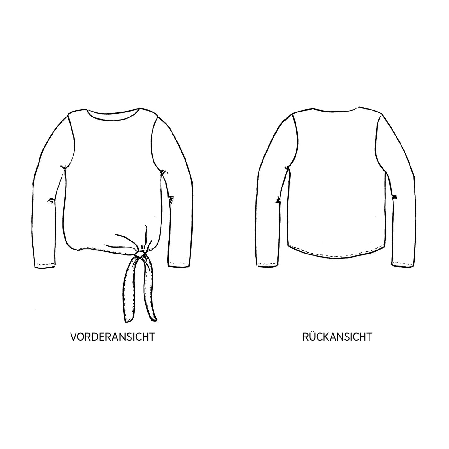 FRAU PINA • Knotenbluse