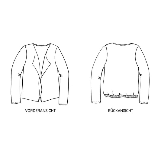 FRAU TOMMA • Jacke Stilmix / Papierschnitt