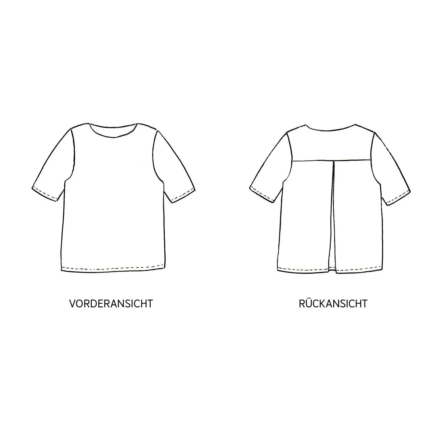 FRAU YOKO • kurze Tunika / Papierschnitt
