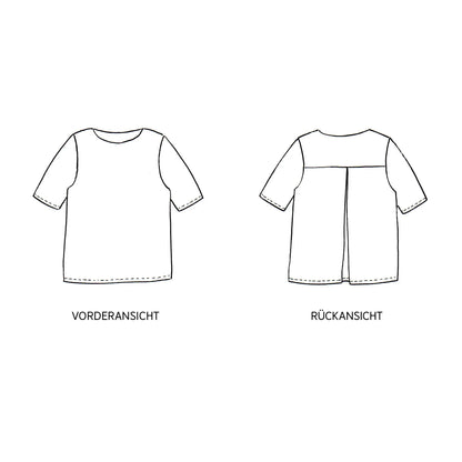 FRAU YOKO • kurze Tunika / Papierschnitt