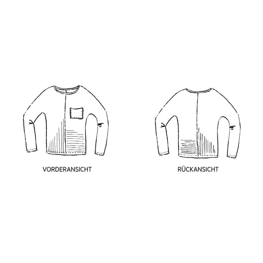 JETTE • Fledermausshirt / Papierschnitt