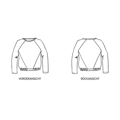 LILLE • Raglansweater, PAPIERSCHNITT