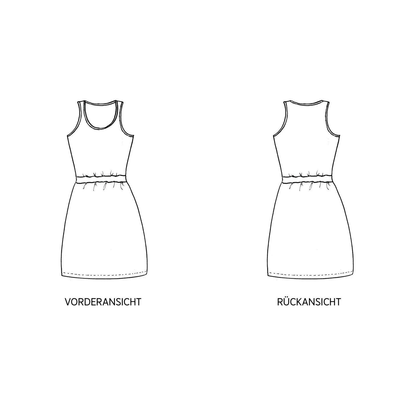 NELE • Tägerkleid, PAPIERSCHNITT