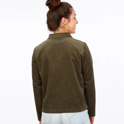 FRAU DITA kurze Jacke | Papierschnitt
