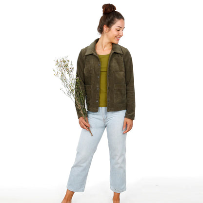 FRAU DITA kurze Jacke | Papierschnitt