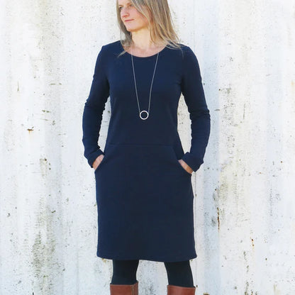 FRau Fannie Sweatkleid / Papierschnitt