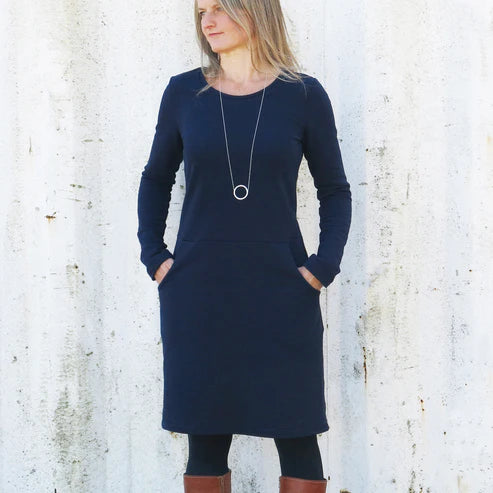 FRau Fannie Sweatkleid / Papierschnitt