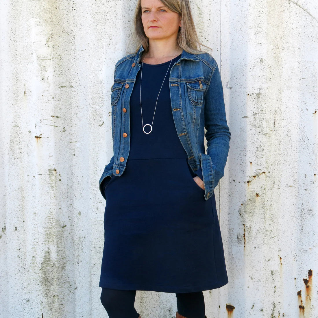 FRau Fannie Sweatkleid / Papierschnitt