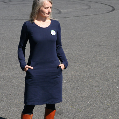 FRau Fannie Sweatkleid / Papierschnitt