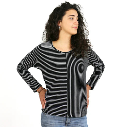 FRAU JETTE Fledermausshirt / Papierschnitt