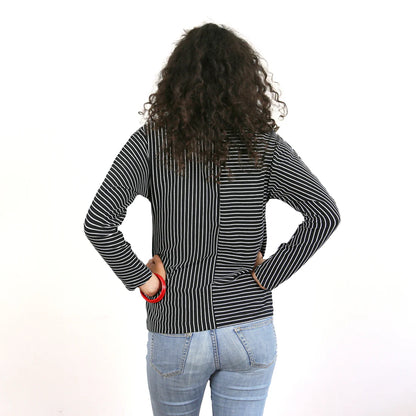 FRAU JETTE Fledermausshirt / Papierschnitt