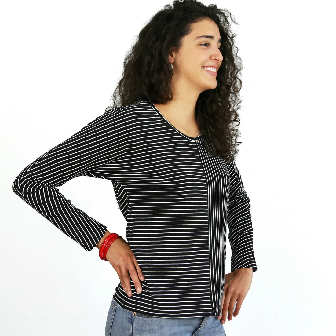 FRAU JETTE Fledermausshirt / Papierschnitt