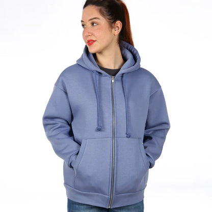FRAU LOU • Oversized Sweatjacke, Papierschnitt