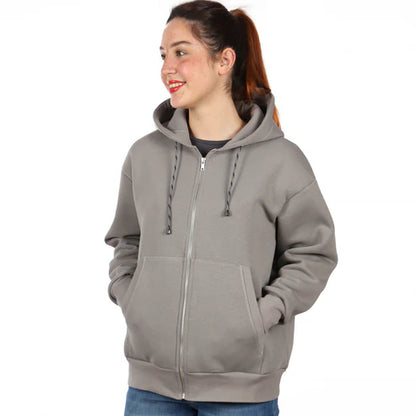 FRAU LOU • Oversized Sweatjacke, Papierschnitt