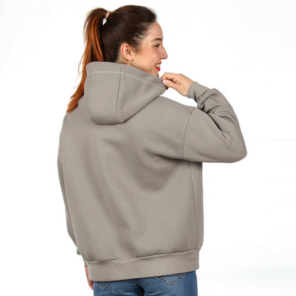 FRAU LOU • Oversized Sweatjacke, Papierschnitt