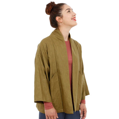 FRAU SINA Kimonojacke | Papierschnitt