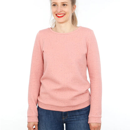 FRAU BENTE • Sweater mit Brusttasche PAPIERSCHNITT