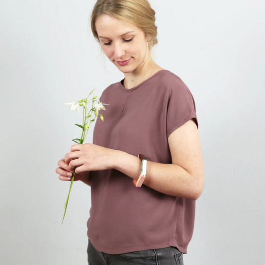 FRAU ILVIE • Bluse Rückenschlitz
